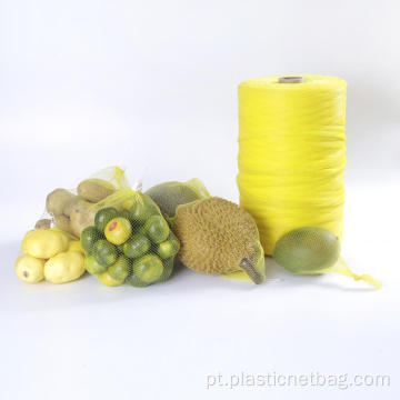 Cebola plástica Bolsas de manga de rede de armazenamento de frutas